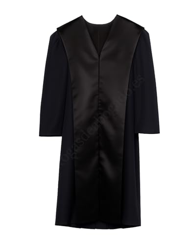 ESCOLAIN Toga Profesional de Abogado y Abogada + Bolsa de Regalo (Fabricado en España) (BÁSICA, S)