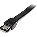 StarTech.com Shielded External eSATA Cable - eSATA cable - Serial ATA 150 - eSATA (M) to eSATA (M) (3 ft) - black (ESATA3)