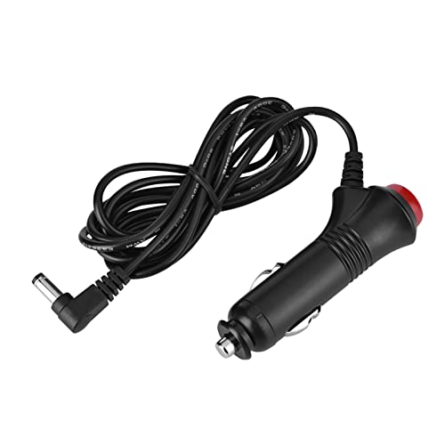 Adaptador de fuente de alimentación para automóvil PolyGen diseñado como un cable para encendedor de cigarrillos de 12 V y 24 V con un interruptor en línea, proporciona un