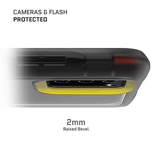 Image of Ghostek COVERT Samsung A03s Case with Clear Slim Fit Design and Anti-Slip Grip Bumper Premium Shockproof Protection Thin Protective Phone Cover Designed for 2021 Samsung Galaxy A03s (6.5 Inch) (Smoke)