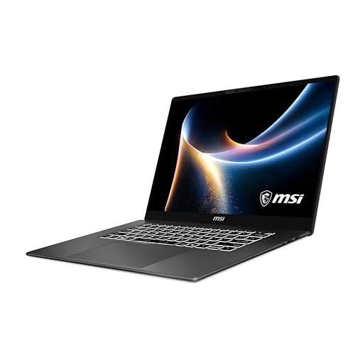 MSI Prestige 16 AI+ C3MG-011FR : Intel Core Ultra 9 Processor 386H - 32GB LPDDR5 - SSD 1TB - Intel Arc Graphics - 16" OLED 2,8K 120Hz - Windows 11 Famille