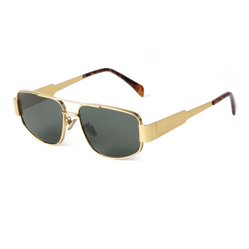 Lunettes de soleil classiques en alliage UV400 pour hommes et femmes, accessoire déco élégant