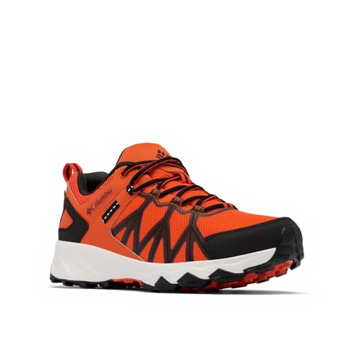 Columbia Men's Peakfreak 2 Outdry Low Waist Waterproof Trekking Hiking Shoes, Red Quartz Black, 11.5