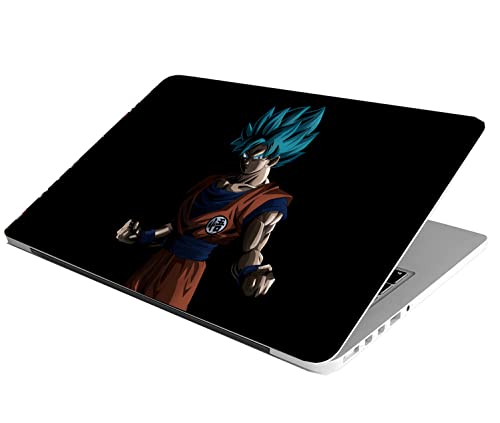 ANCIARY Full Panel Laptop Skin Stickers Bubble-Free HD Quality Sticker for Laptops Upto 15.6" (Dustproof|Waterproof|Scratchproof|Reusable) - Goku FL