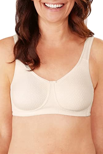 Amoena Mira Wire-Free Camisole Pocketed Mastectomy Bra 36B Off-White #TOP16