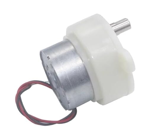 CHANCS JS-30 DC 6V 15RPM Doppel-Flachwellengetriebe elektrischer Gleichstrommotor niedrige Geschwindigkeit