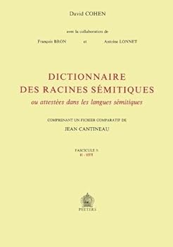 Paperback Dictionnaire Des Racines Semitiques Ou Attestees Dans Les Langues Semitiques. Fasc. 5 [French] Book