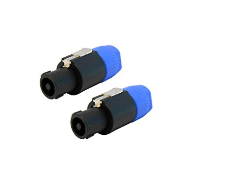 Audio2000'S tm ACC31A1-P (2 pc) Speakon Male to 1/4