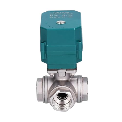 Vanne motorisée 3 voies 1 pouce L TYPE DC24V CR03 alésage complet pour régulation de débit