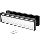 ZAVIA Briefkasten mit Metallklappen, 30,5 cm (12 Zoll), interne und externe Briefkastenplatte für...