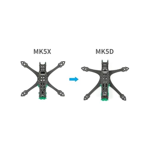 Châssis drone MK5D O3 absorbant les chocs en course FPV - 2
