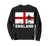 Fußballtrikot England Flagge Fußball Trikot England Fan Sweatshirt