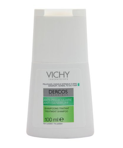 Image of Vichy Dercos Anti-Dandruff Treatment Shampoo for Normal to Oily Hair, 100ml