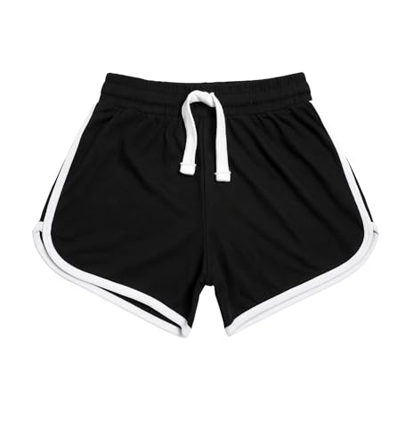 Image of Hangout Hub Women's Cotton Shorts | Boxer Half Pant with Sporty Stripe | Elastic Waist | Hypoallergenic Breathable Fabric | Sweat Absorbent Material | Gym Exercise Yoga Lounge Run Wear (Multi Color)