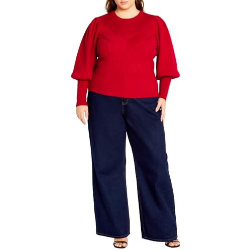 City Chic Women's Plus Size Jumper JoJo Peplum