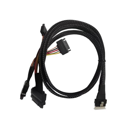 Câble SFF8654 8i vers 2x SFF8639 NVMe pour extension de serveur