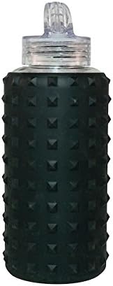 Apana 20oz Pyramid Spike Bottle-Black