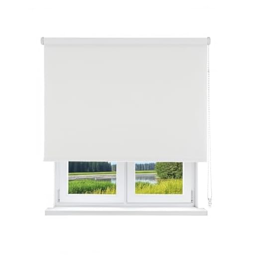 VIEWTEX | Estor Enrollable Opaco Térmico Blanco 105 X 250cm | Bloquea la Entrada de la luz | Fabricado en España | Garantia 5 años