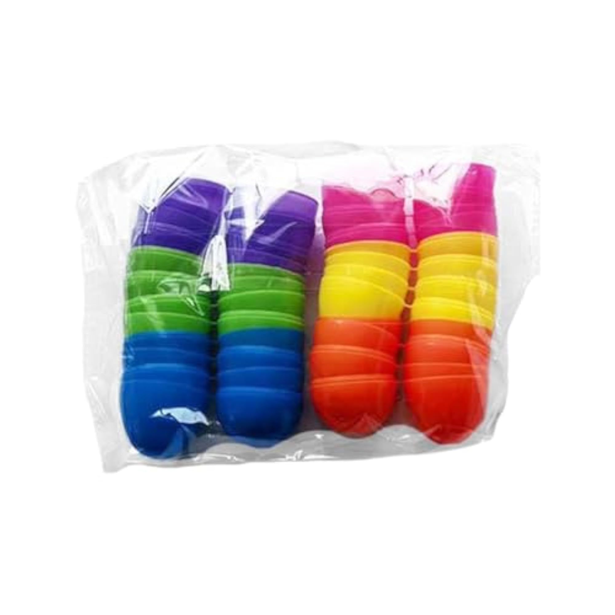Fillable Easter Eggs Toys Colorful Bright Party Favors for Office Home Event 24pcs
