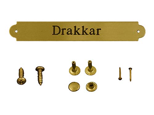 Tack Room Studio Saddle or Bridle Plate: 3/8