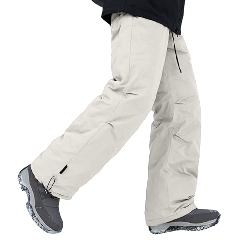 Pantalon de randonnée imperméable et thermique en tissu softshell pour l'hiver