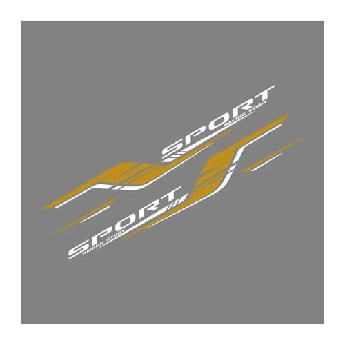 Autocollants de voiture vinyle imperméable rayures autocollants tuning carrosserie gauche droit
