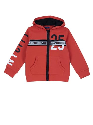 Sweat enfant rouge Chicco col rond résistant et ultra souple