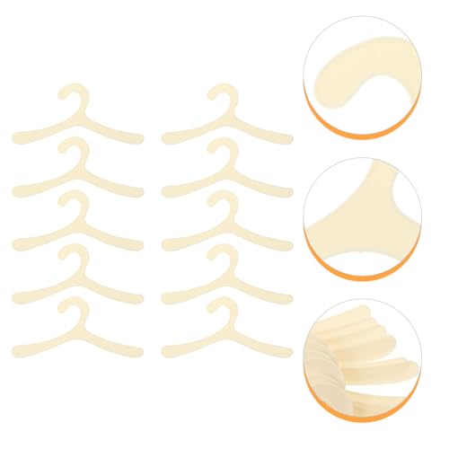 BESTonZON 10 pièces Cintres Plastique pour Animaux de Compagnie Ensemble de Cintres pour Vêtements Chien et Costumes et Vêtements Animaux – Image 4
