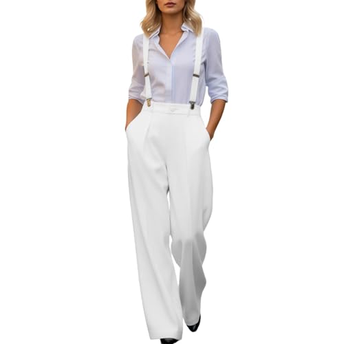Combinaison extensible confortable WWricotta avec taille élastique et jambes larges