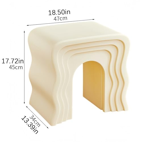 Table de chevet pour la chambre ondulée pour optimiser vos rangements - 4