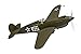 Corgi Diecast Curtiss P-40B Warhawk Pearl Harbor Raid Kenneth Taylor 1:72 WWII US Military Aircraft Display Model AA28105, Army Green