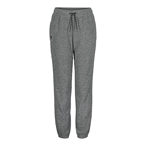Under Armour Boys Fleece Joggers, Adjustable Drawstring & Cuffed Ankles Sweatpants, Mod Gray, X-Large US