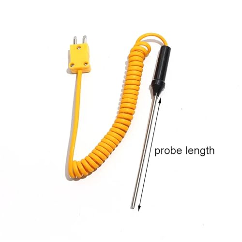 Sensor termopar tipo K resistente a 1200C ideal para un control preciso en pruebas de temperatura 4