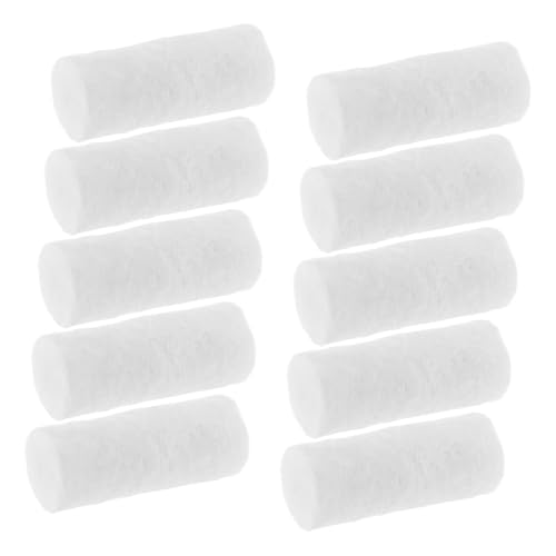 BESTonZON 10pièces Allume-feu Coton pour Cheminée Et Camping Lot de Bâtonnets Allumage Rapide Et Portable Outil Urgence pour Feux De Table Et Extérieurs