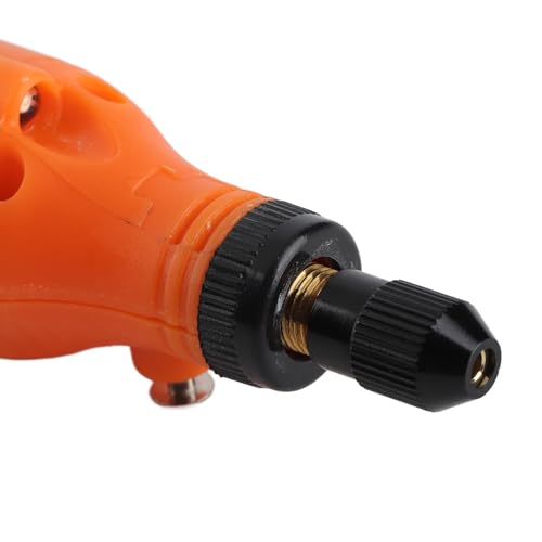 Hyuduo Mini Amoladora Inalámbrica, Taladro Eléctrico Recargable con Velocidad Ajustable, Herramienta Rotativa Portátil para Pulir, Cortar y Grabar (ORANGE)