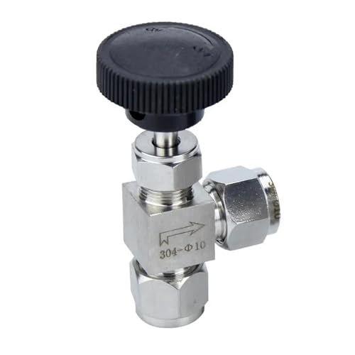 Válvula de aguja de codo de 10mm para solucionar giros estrechos 2