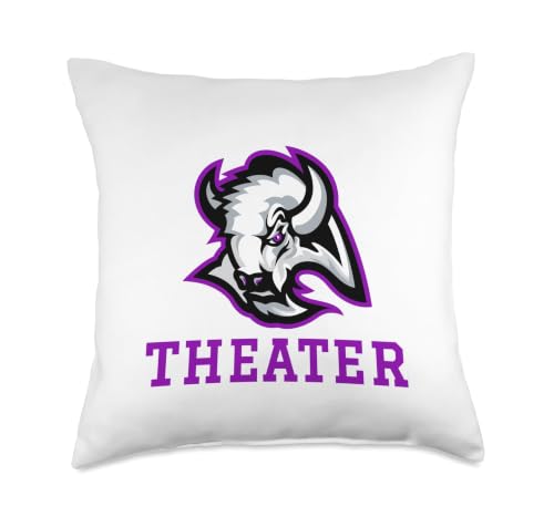 Parker High School Thunderin' Herd Theater Throw Pillow