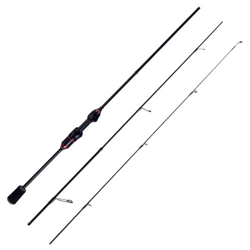 Aventik Echolite Ultra Light Spinning and Casting Fishing Rods, IM6 Carbon Fiber 2PCS Spinning Fishing Pole for Crappie, Trout, Panfish(Spin-7'0'' UL 2.10M)