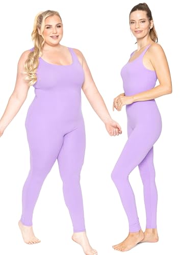 Image of STRETCH IS COMFORT Teamwear Women's Regular and Plus Size Cotton Tank Unitard