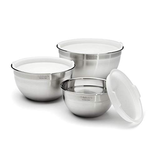 Cuisinart Chef's Classic Mixing Bowls, 5 Quart, Stainless Steel #TOP1