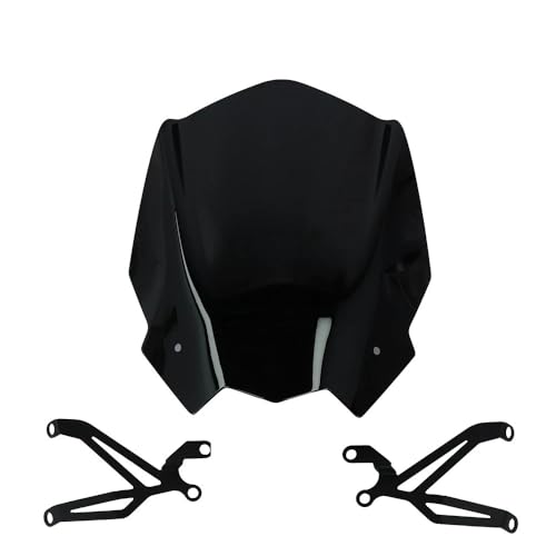 Pare-brise G310R 2017-2024 saute-vent moto avec support de montage noir