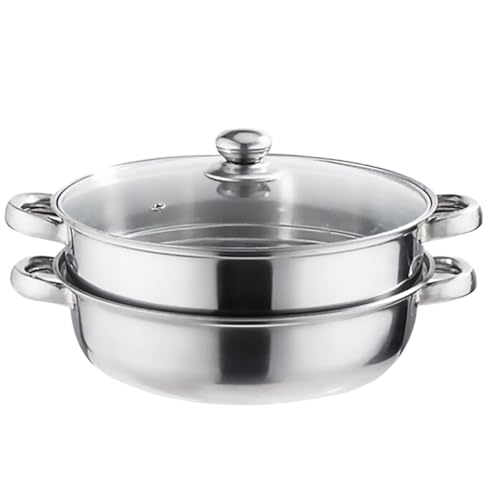 Cuisson Saine et Rapide Aliments Vapeur Marmite Double Couche - 2