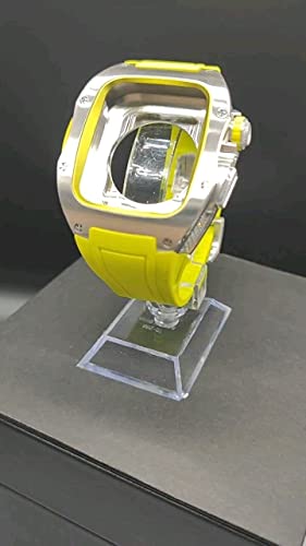Boîtier acier inoxydable Apple Watch 45mm 44mm avec kit de modification complet - 2
