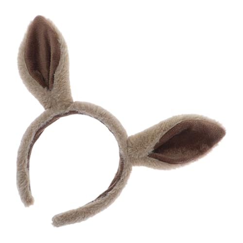Jiwyunlu Diadema de Orejas de Caballo para Cosplay | Accesorio de Peluche para Juego de Roles,Diadema de Orejas de Animales - Para Eventos De Disfraces Eventos Temáticos Carnaval Obras De Teatro