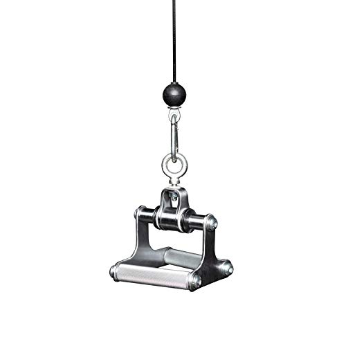 Image of REP Fitness LAT Pulldown and Low Row Cable Machine Attachments and Functional Trainer Attachments - Curl Bar, D-Handle, Ankle Cuff, Tricep Rope, Sports Handle, Straight Bar, Row, Chinning Triangle