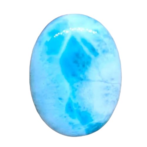 Cabochon larimar naturel GH_NAT_06587 d'exception pour joaillerie