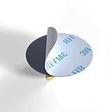 eQualle Adhesive Double-Sided Dots – 3-Pack 1.38 Inch Round Sticky Pads with Cleaning Pad, Fits PopSocket Phone Grips, Strong Hold for Glass, Plastic, Metal, Smooth Surfaces