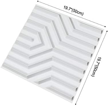 Art3d A10043 panele ścienne 3D, białe