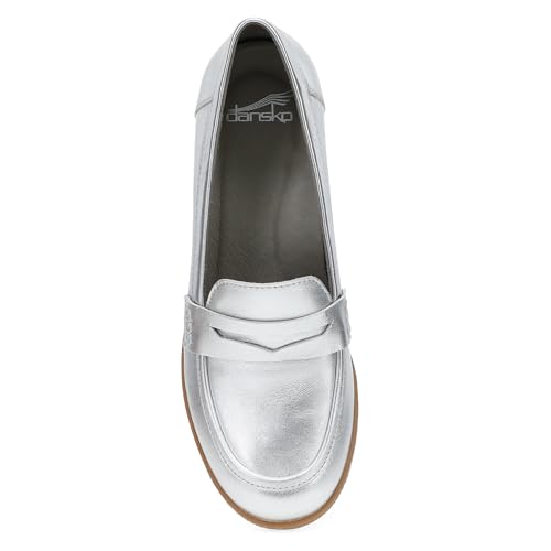 Image of Dansko Danica Heeled Loafer for Women - Waterproof Leather with Rubber Outsole and Leather Stacked Heel for Long-Lasting Style in Any Weather