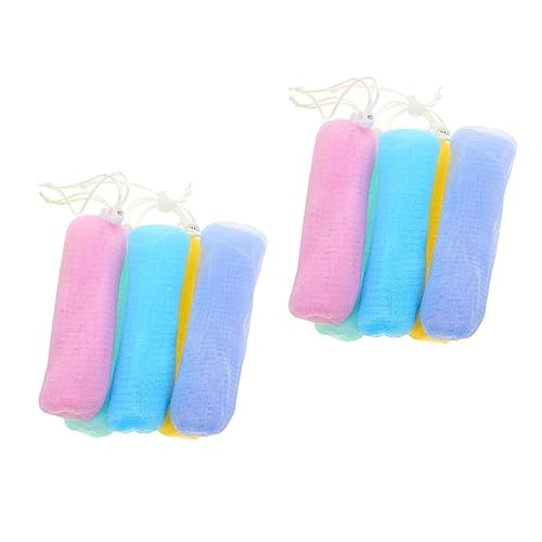 Beaupretty 10 piezas Unidades Bolsas de Malla para Jabón para Ahorrar Jabón Cómoda y Duradera Colores Aleatorios para Almacenamiento y Diario Color Aleatorio Color Aleatorio